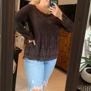 Johnny Was long sleeve top